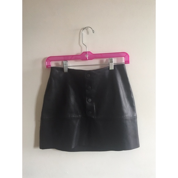 Zara Dresses & Skirts - Zara | faux leather mini skirt